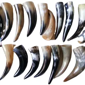 Hot Selling Best Quality of Real Handmade Small Polished Viking drinking horn