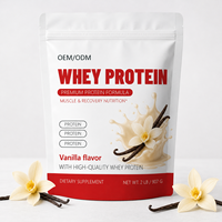 Protéine en poudre de qualité supérieure pour adultes, marque privée, pour entraînement en salle de sport, haute solubilité, multi-sources, soutien nutritionnel quotidien, 20-29g de protéines