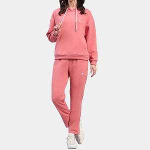 Vente en gros imprimé personnalisé poids lourd 100% coton sportif 2 en 1 pull à capuche ensemble pantalon de jogging taille élastique à capuche - Product Image 1
