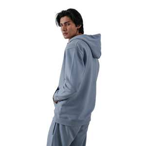 Survêtement deux pièces zippé en molleton pour homme, qualité supérieure, prix bas, personnalisable, style urbain, vente en gros - Product Image 3