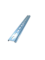 Rail de guidage DIN perforé en alliage d'aluminium, base de montage, dimensions personnalisées pour appareils électriques modulaires, circuit