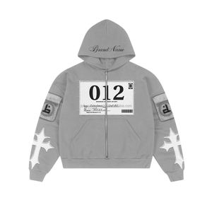 Sudadera con capucha con estampado transpirable Sudaderas con capucha de algodón suave Estilo de comodidad diaria Sudadera con capucha básica teñida lisa - Product Image 3