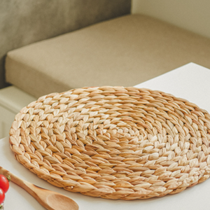 Venta al por mayor artesanía 100% manteles individuales de jacinto de agua ecológicos manteles individuales de precio barato para Decoración de mesa hechos en Vietnam - Product Image 5