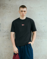 T-shirt imprimé à manches courtes et col rond pour homme, coupe ample, style décontracté, en coton et polyester tricoté, anti-plis, respirant
