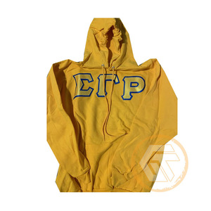 Sudadera con Capucha Personalizada GREEK TREASURES de Algodón y Felpa de 500g con Logotipo Bordado en la Parte Delantera, Ecológica, para Invierno, de la Hermandad Sigma Gamma Rho - Product Image 2
