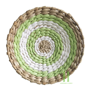 Best-seller Décoration murale bohème Panier mural en jonc de mer écologique de HNH Craft Vietnam - Product Image 2