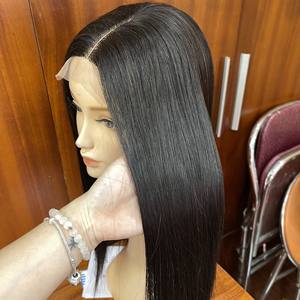 Precio al por mayor Extensiones de cabello humano vietnamita Hueso Recto Pelucas con cierre de encaje, 180% Densidad 2x6 Super Double Drawn Bob Peluca - Product Image 5