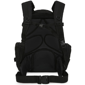 a padded back molle webbing attachments located <b>rucksack</b> backpack Viking Patrol Pack 60 Litre - Black has Camouflage Custom - Product Image 3