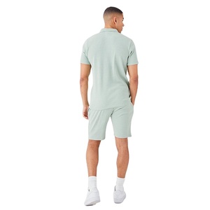 Polos de Hombre de Algodón de Alta Calidad, Corte Ajustado, Estilo con Cierre de 1/4, Color Liso Personalizable, Transpirables, a la Moda, Venta al Por Mayor - Product Image 5
