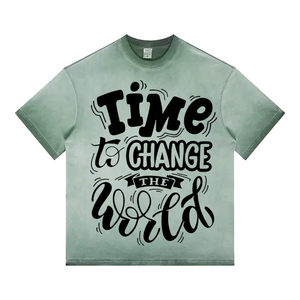 Custom Men Acid Wash <b>T</b> <b>Shirt</b> Streetwear Hip Hop 100% Cotton <b>t</b> <b>Shirts</b> With logo Customize Oversized Vintage <b>T</b>-<b>shirt</b> - Product Image 3