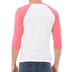 Nueva Camiseta de algodón de manga larga suave raglán de alta calidad personalizada - Product Image 2