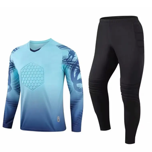 Haut personnalisé Football gardien de but porter adulte Football gardien uniforme hommes Football maillots ensembles portiers chemise pantalon Shorts - Product Image 1