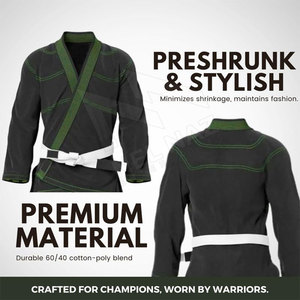 ชุดคอสตูม Jitsu GI ชุดศิลปะการต่อสู้ชุดคอตตอน100% Jiu Jitsu GI ในชุดกิโมโน Jitsu - Product Image 4