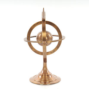 Esfera Celestial Armilar de Latón para Decoración, 17.8 cm x 14 cm x 21.6 cm - Product Image 3