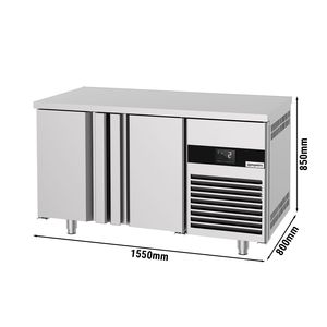 Réfrigérateur de comptoir de boulangerie PREMIUM - 1550x800mm - avec 2 portes - capacité 390 litres - Product Image 2