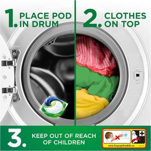 Cápsulas de Detergente Líquido para Lavandería Ariel 3en1 PODS, 38 Lavados, Eliminación de Manchas y Olores en 1 Lavado, Disolución Rápida - Product Image 5