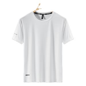 Camiseta Deportiva de Secado Rápido para Hombre, Manga Corta, Verano 2024, Informal, Blanca, Tallas Grandes, 6XL, 7XL, 8XL, 9XL, Camisetas para Gimnasio - Product Image 3