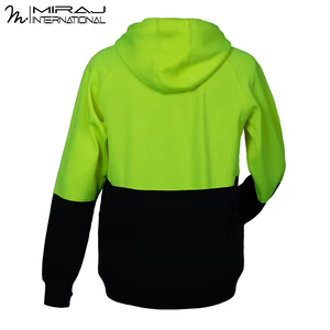 Sweats à capuche de sécurité en molleton de polyester léger et réfléchissant à haute visibilité - Product Image 2