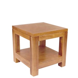 Mesas de centro de madera de teca Mesa de madera maciza Sala de estar Muebles para el hogar - Product Image 6