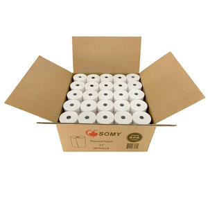 Rouleau de papier reçu double couche thermique élevé 50 rouleaux par prix bon marché - Product Image 1