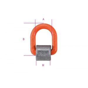 เบต้า Robur เหล็กอัลลอยกำลังสูงตัวยึดสำหรับยกเหล็กเชื่อมฐานเดียวสำหรับสายเหล็ก - Product Image 1