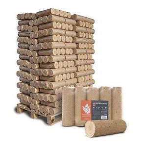 Briquetas de madera en forma cuadrada para un fácil almacenamiento - Product Image 1