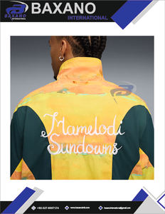 เสื้อแจ็คเก็ตฟุตบอลฤดูหนาว Mamelodi Sundowns ของแท้ แบบ unisex ชุดกีฬา ซิปเต็มตัว พิมพ์โลโก้ด้านหน้าตามสั่ง - Product Image 5