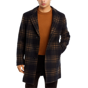 Cappotto in Lana Trendy Casual da Uomo con Bottoni Decorativi, Chiusura a Cerniera e Imbottitura in Cashmere, per Autunno Inverno Primavera - Product Image 1