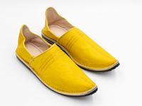 Fas sarı Berber babloafers loafer'lar el yapımı hakiki deri Oxford elbise ayakkabı 10 boyutları ile özelleştirilebilir OEM mevcut