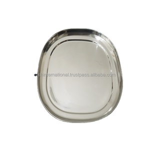 Plateau de service de luxe pour fruits, nouveau Style, Dessert délicat, plaqué argent, fête, avec poignées, décoration de maison pour Restaurant - Product Image 3