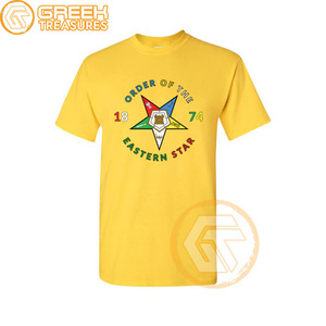 Venta al por mayor orden de la estrella del Este camiseta ropa algodón Jersey alta calidad transpirable OES camiseta mujer ropa griega - Product Image 5