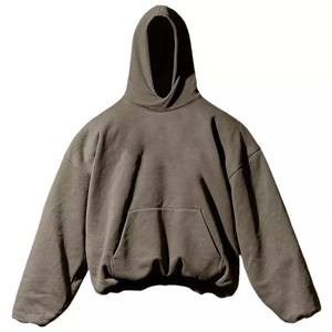 Sudadera corta con capucha para hombre, ropa de calle de alta calidad, sin cuerdas, personalizada, de gran tamaño - Product Image 2