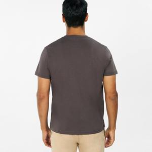 Camiseta de hombre en blanco de algodón 100% con el logotipo de su marca personalizada al por mayor de alta calidad, camiseta informal Lisa para hombre - Product Image 3