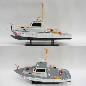 Mô hình tàu chở dầu bảo vệ bờ biển Hoa Kỳ-Mô hình tàu gỗ thủ công-Mô hình bằng gỗ chất lượng cao để làm quà tặng, trang trí