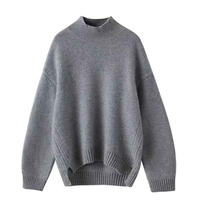 Pull-over décontracté pour femme en coton 100% à col rond, rayé, respirant, anti-plis, avec logo frontal, personnalisable, vente en gros, collection automne
