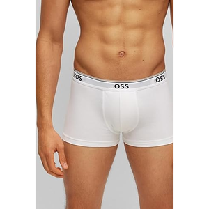 Factory Wholesale 3-Pack Sexy <b>Stretch</b> 100% Cotton Breathable Men's Sleepwear Regular Fit Trunks - Product Image 3