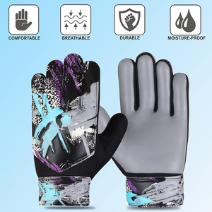 Guantes de Portero de Látex de Alta Calidad, Impermeables, Transpirables, con Dedos Completos, Correa de Muñeca Ajustable para Entrenamiento al Aire Libre, Venta al Por Mayor - Product Image 2