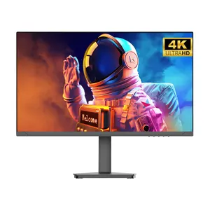 32 Inch QHD/UHD Gaming Monitor With Lifting Rotate Pitch Adjustable Bracket And RGB Lighting On Back Side Supporting OEM