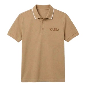 เสื้อโปโลผู้ชายแขนสั้น ผ้าโพลีเอสเตอร์/คอตตอน ระบายอากาศได้ดี ลายเรียบ สไตล์ลำลองสำหรับฤดูร้อน เหมาะสำหรับใส่ทำงาน - Product Image 1