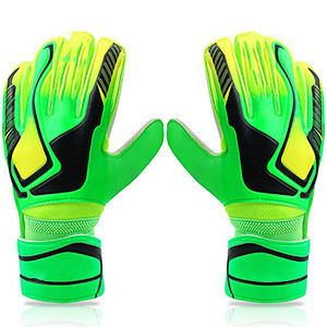 Gants de gardien de but de haute qualité Football Football gants de gardien de but par bouclier en cuir unisexe RubberFinger Protection du pouce personnalisé - Product Image 4