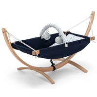 Chaise à bascule en bois et tissu, hamac pour bébé, chaise à bascule intérieure, logo OEM, hamac de salon, fabrication d'usine, Hamaca