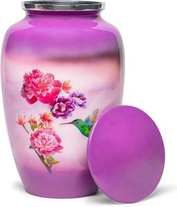 Embalaje personalizado posible 100% material de aluminio hecho urnas funerarias/cremación para adultos a bajo precio - Product Image 1