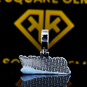 Pendentif Hip Hop Lettre Personnalisée pour Homme Bijoux de Glace Moissanite avec Votre Lettre pour Enfants - Product Image 2