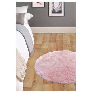 Juego de Alfombras Peludas Suaves y Lavables de Color Rosa SA-07 - Product Image 3
