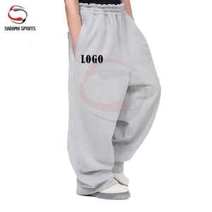 Pantalons en molleton avec logo personnalisé, vente en gros, pantalons d'hiver, molleton en polyester doux lavé, pantalons décontractés d'hiver, pantalons en molleton pour hommes - Product Image 4