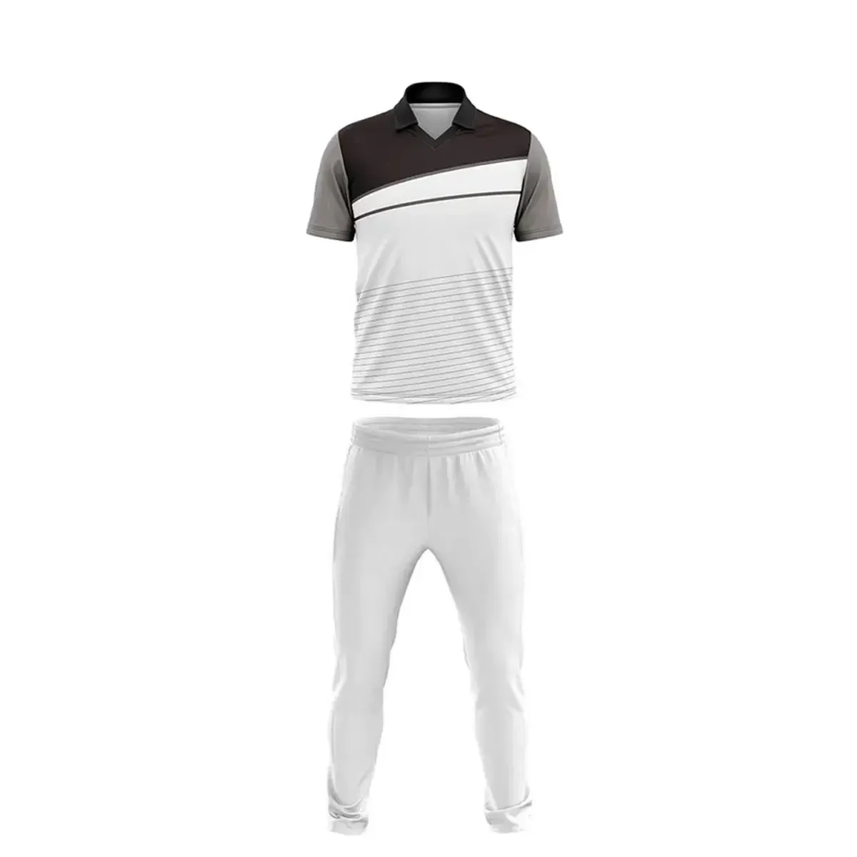 Uniforme deportivo para hombre, pantalón de cricket y top de manga corta, uniforme de cricket transpirable para hombre, fabricado en Pakistán