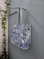 Sac fourre-tout en coton patchwork fait main, grande taille, couleur unie, fermeture éclair, plage, voyage, cadeau personnalisé, été, automne, hiver, Pinksa Fashion