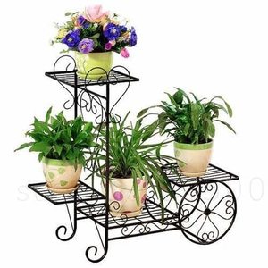 Vente chaude Fer Fleur Rack Affichage Plante Stand Décoratif Fer Métal Plante Stand Jardin Balcon En Haute Qualité - Product Image 1