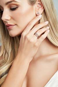 Anillo de Boda Vintage con Diamante Corte Marquesa, Anillo de Diamante Cultivado en Laboratorio, Chapado en Oro, Apilable, Anillo de Eternidad para Mujer - Product Image 6