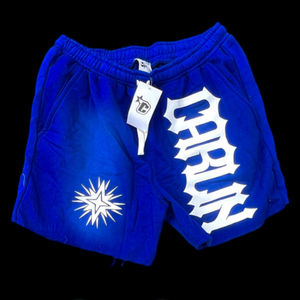 Acid Wash Sun Faded Distressed Vintage Hoodie and <b>Sweat</b> <b>Shorts</b> Custom Puff Print <b>Shorts</b> Set for <b>Men</b> Breathable Custom 2025 - Product Image 6